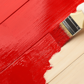 Picture of Paint Being Applied