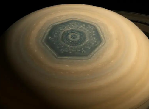 Picture of Saturn Hexagon